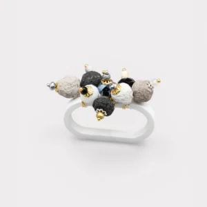 ANELLO A DUE DITA GRIGIO