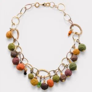 COLLANA GRANI AMBRA
